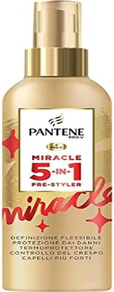 اسپری موی قبل از حالت دهنده 5 در 1 پنتن پرو-وی میراکل، بدون نیاز به آبکشی، محافظ حرارتی برای موهای انعطاف پذیر و حالت پذیر در هر مدل، 200 میلی لیتر