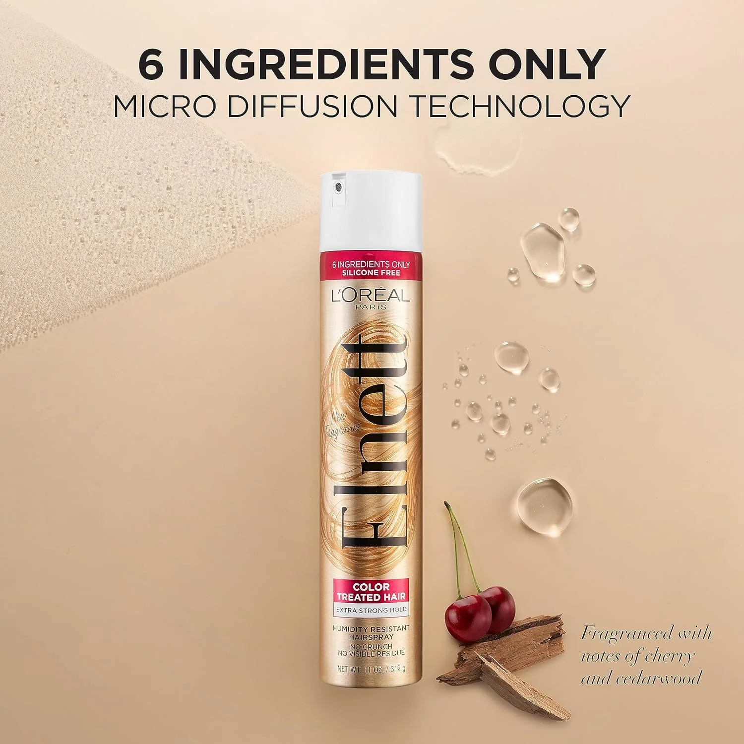 اسپری مو لورآل پاریس Elnett Satin با قدرت نگهداری فوق العاده قوی برای موهای رنگ شده، ماندگاری طولانی مدت به همراه مقاومت در برابر رطوبت، 311 گرم (2 عدد) اسپری مو لورآل پاریس Elnett Satin با قدرت نگهداری فوق العاده قوی برای موهای رنگ شده، ماندگاری طولانی مدت به همراه مقاومت در برابر رطوبت، 311 گرم (2 عدد)