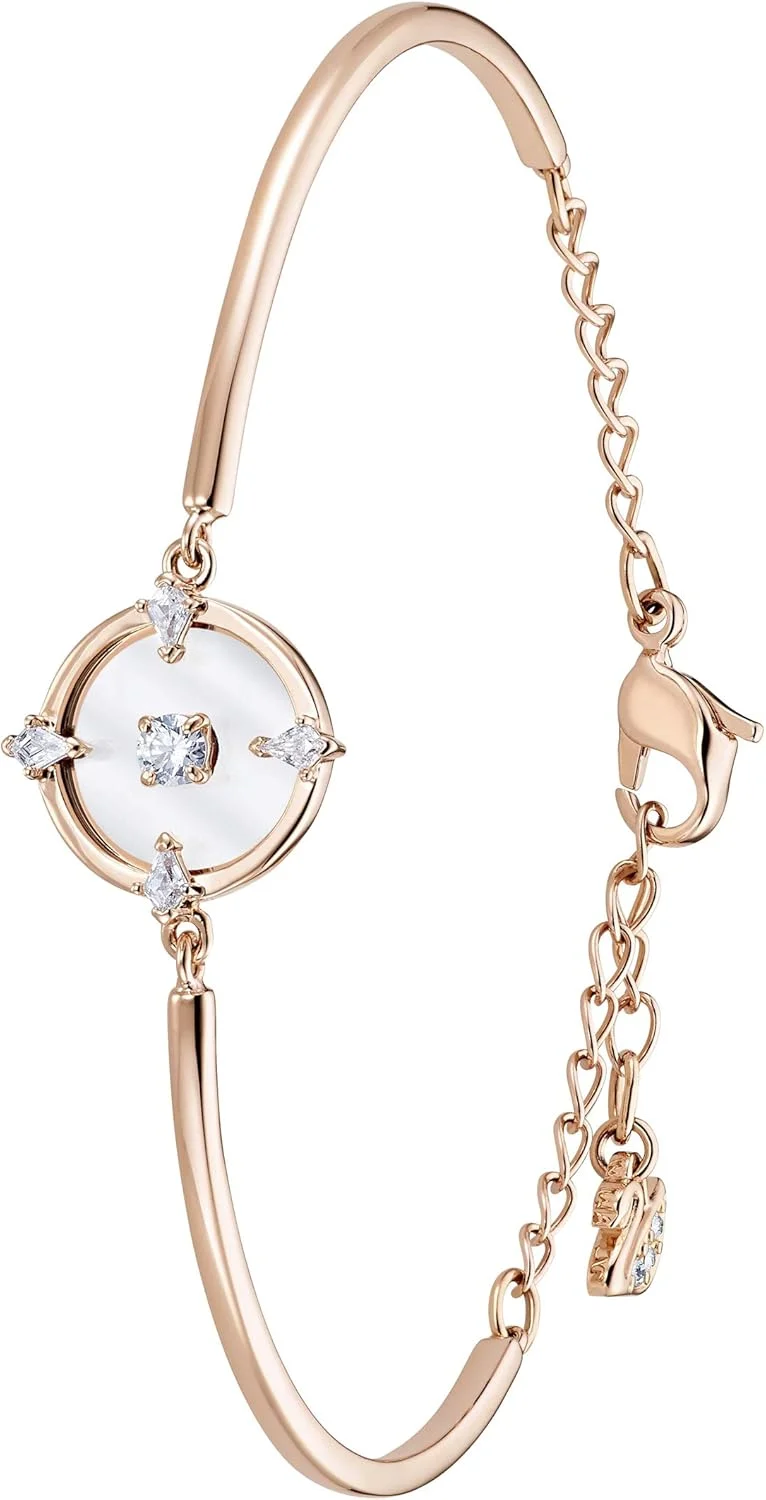 دستبند زنانه سواروسکی با کریستال، فلز کریستالی