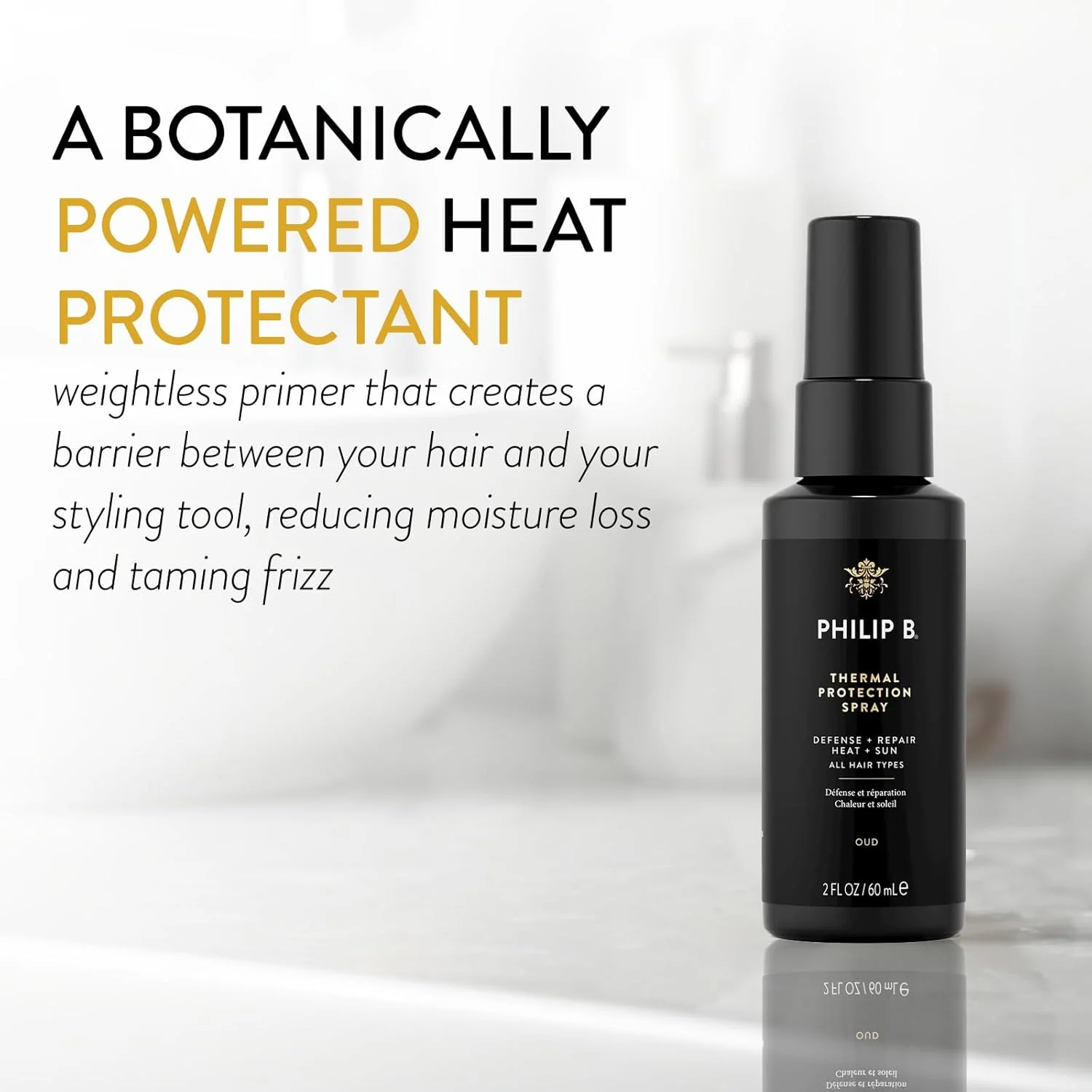 اسپری محافظ حرارتی مو فیلیپ بی، 60 میلی لیتر