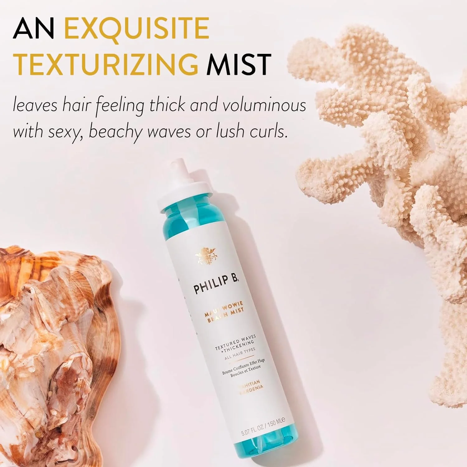 اسپری حجم دهنده و ضخیم کننده مو فیلیپ بی. مائویی واوی، 150 میلی لیتر اسپری حجم دهنده و ضخیم کننده مو فیلیپ بی. مائویی واوی، 150 میلی لیتر