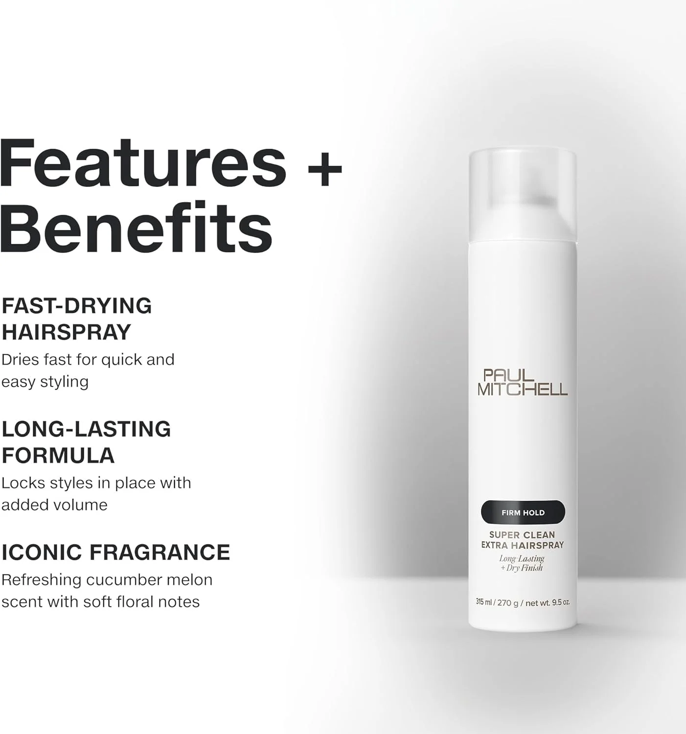 اسپری موی سوپراکسترا فینیشینگ پاول میچل 315 میلی لیتر