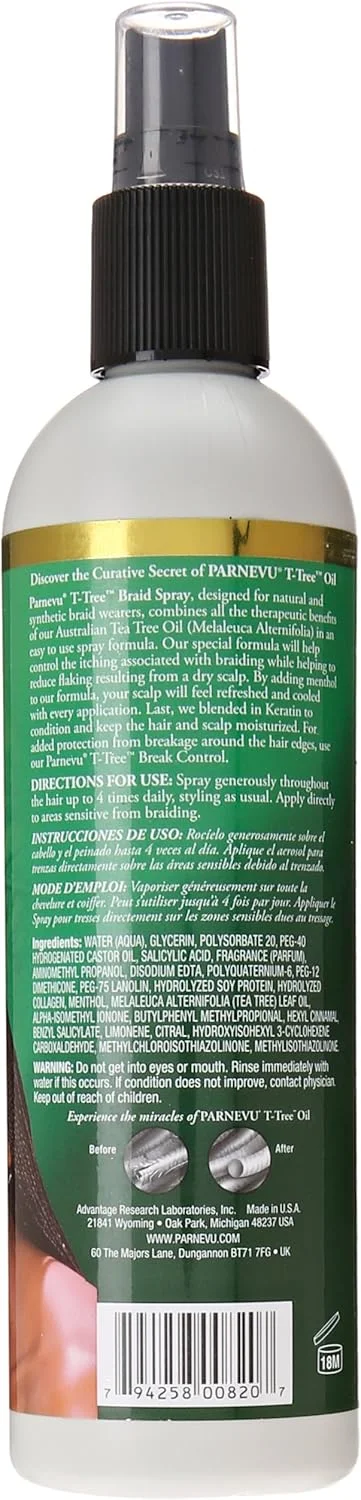 اسپری موی بافت پَرنو حاوی روغن درخت چای، 355 میلی لیتر اسپری موی بافت پَرنو حاوی روغن درخت چای، 355 میلی لیتر