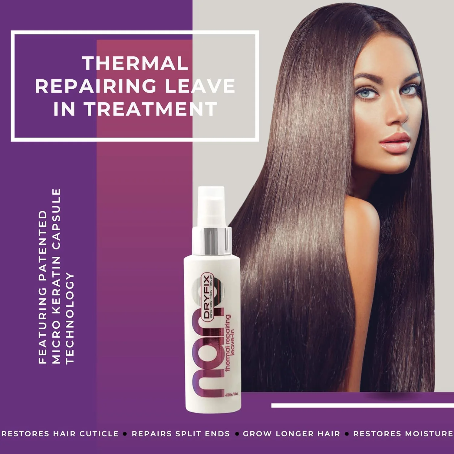 اسپری ترمیم کننده حرارتی مو Research In Beauty Nano DryFix، بدون نیاز به آبکشی، 120 میلی لیتر اسپری ترمیم کننده حرارتی مو Research In Beauty Nano DryFix، بدون نیاز به آبکشی، 120 میلی لیتر