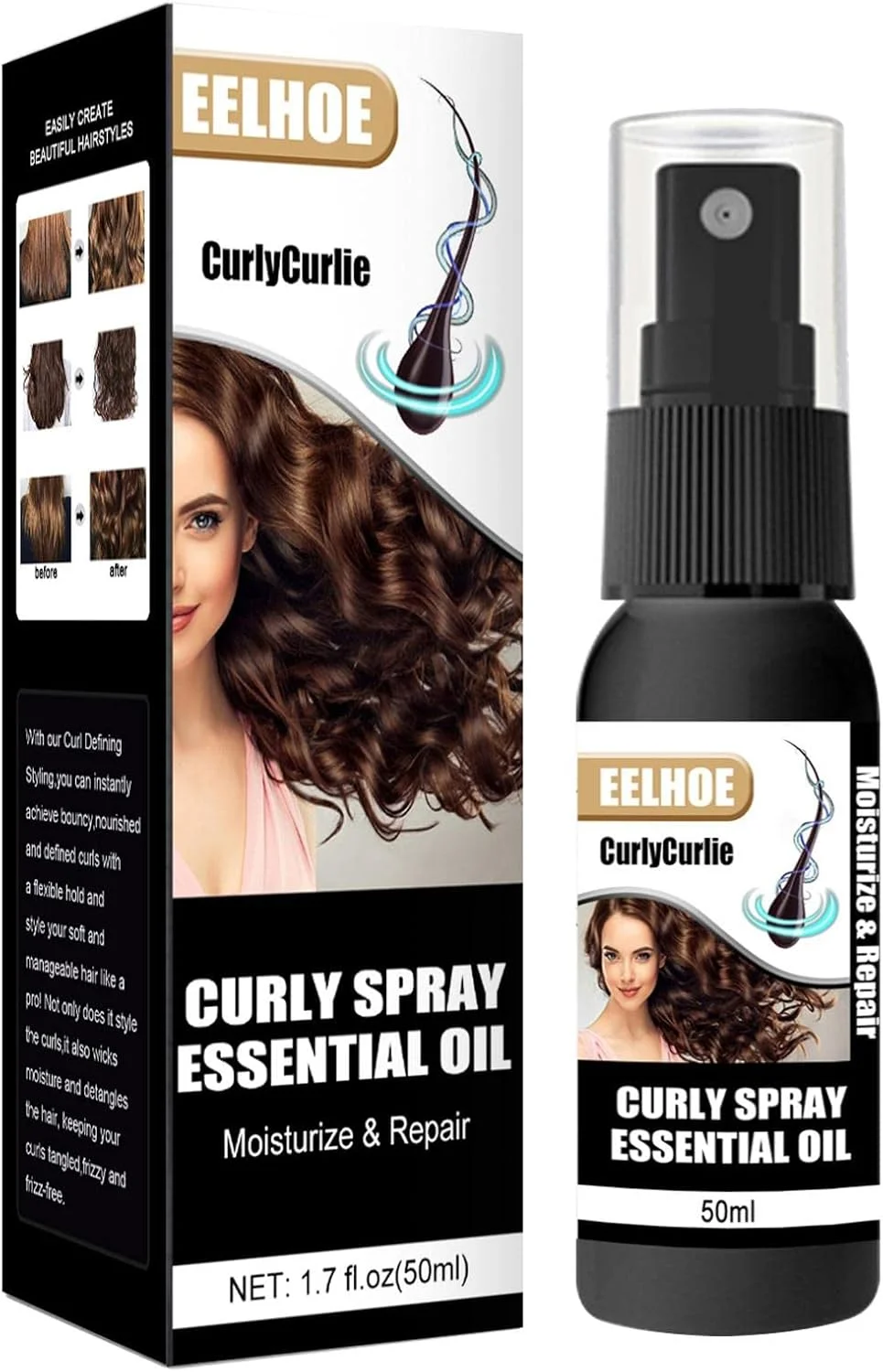 اسپری احیا کننده فر مو | اسپری حالت دهنده مو، کرم فر کننده | تقویت کننده فوق العاده فر برای موهای صاف و بدون وز، کرم تعریف کننده فر برای انواع فر مو، بدون سولفات و سورفکتانت اسپری احیا کننده فر مو | اسپری حالت دهنده مو، کرم فر کننده | تقویت کننده فوق العاده فر برای موهای صاف و بدون وز، کرم تعریف کننده فر برای انواع فر مو، بدون سولفات و سورفکتانت