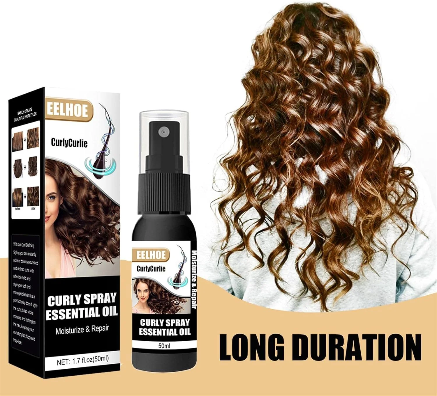 اسپری احیا کننده فر مو | اسپری فعال کننده موهای فر، تقویت کننده فوق العاده حالت دهنده فر برای موهای صاف و بدون وز، کرم حالت دهنده فر برای انواع فر مو، بدون سولفات و سورفکتانت اسپری احیا کننده فر مو | اسپری فعال کننده موهای فر، تقویت کننده فوق العاده حالت دهنده فر برای موهای صاف و بدون وز، کرم حالت دهنده فر برای انواع فر مو، بدون سولفات و سورفکتانت