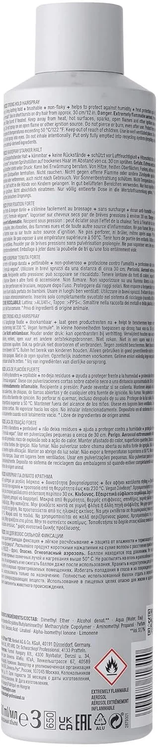 اسپری مو نگهدارنده قوی شوارتسکف پروفشنال OSiS+ Freeze، 500 میلی لیتر، بدون عطر و پوشش دار