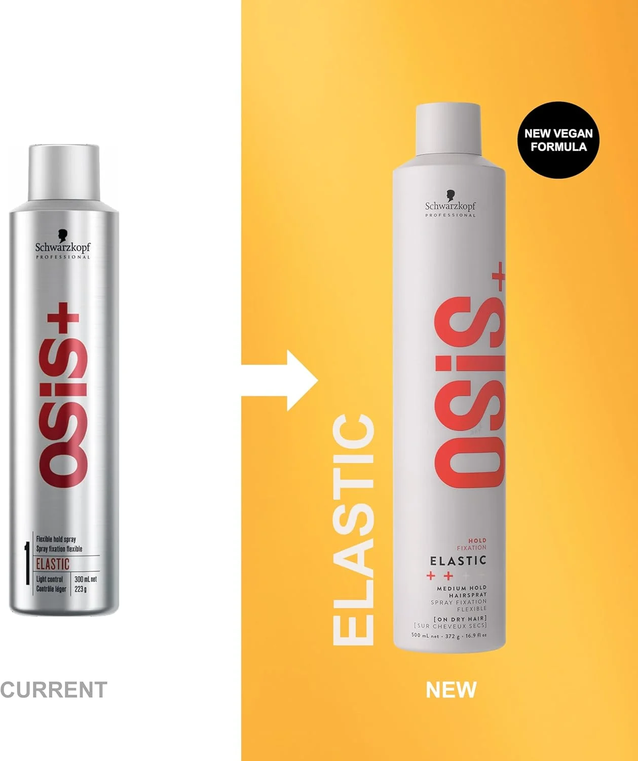 اسپری موی حالت دهنده شوارتسکف پروفشنال OSiS Elastic، اسپری موی لایه ای برای حالت دادن، با قابلیت برس خوردن، بدون ایجاد پوسته، ضد رطوبت، محافظت در برابر حرارت، با قدرت نگه دارندگی متوسط، 300 میلی لیتر اسپری موی حالت دهنده شوارتسکف پروفشنال OSiS Elastic، اسپری موی لایه ای برای حالت دادن، با قابلیت برس خوردن، بدون ایجاد پوسته، ضد رطوبت، محافظت در برابر حرارت، با قدرت نگه دارندگی متوسط، 300 میلی لیتر