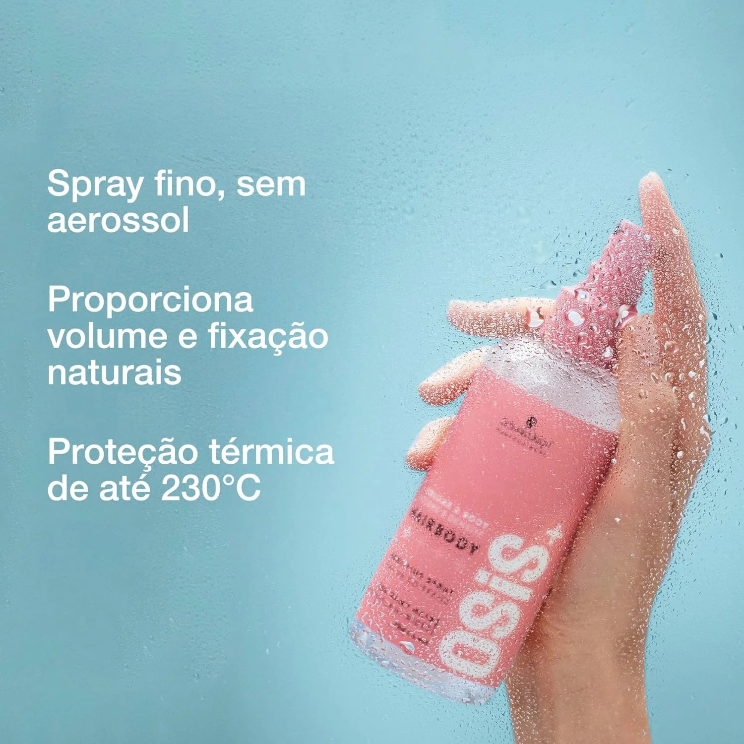 اسپری حجم دهنده مو شوارتسکف پروفشنال Osis+ Hairbody 200 میلی لیتر، بدون عطر