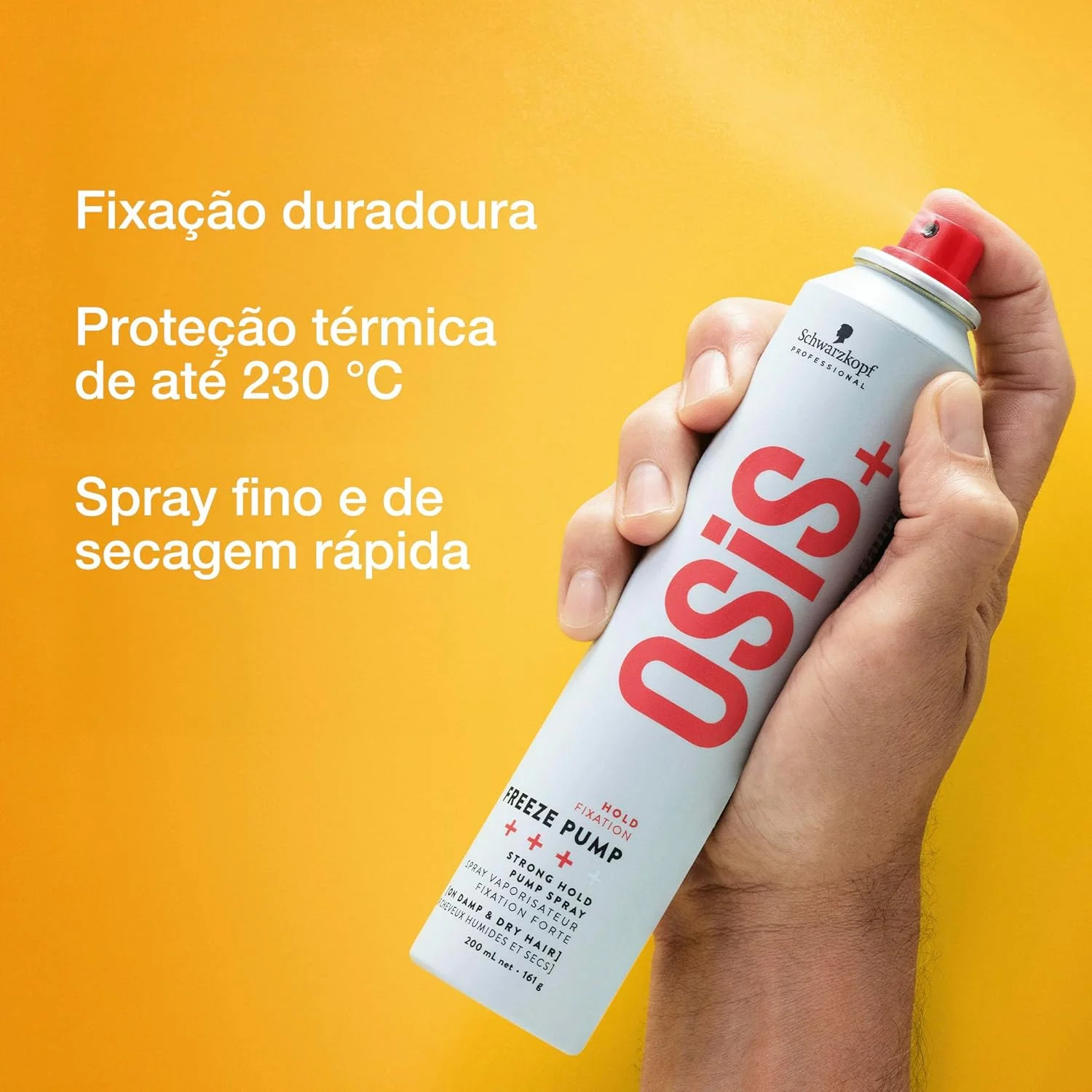 اسپری موی نگهدارنده قوی شوارتسکف پروفشنال OSiS+ Freeze Pump