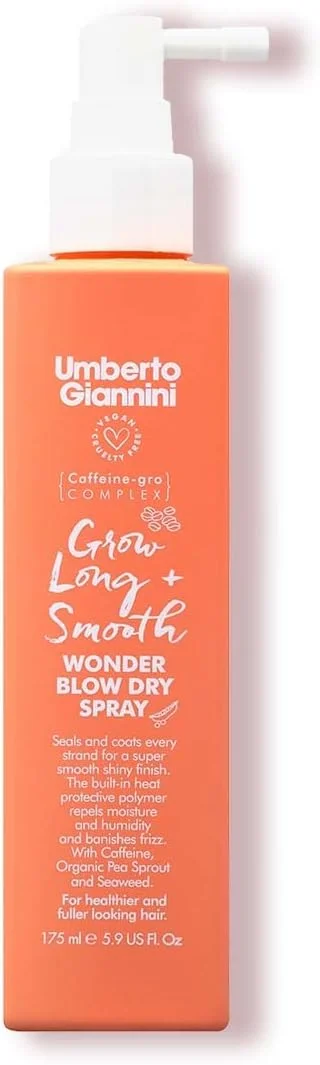 اسپری مو برای خشک کردن مو با سشوار Umberto Giannini Grow Long & Smooth Wonder، ۱۷۵ میلی لیتر