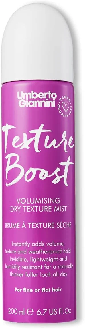 اسپری بافت دهنده و حجم دهنده مو خشک آمبرتو جیانینی مدل Texture Boost حجم 200 میلی لیتر
