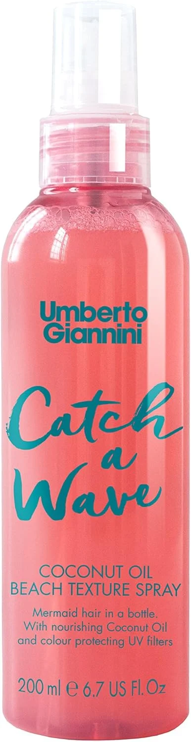 اسپری بافت دهنده موی گیاهی روغن نارگیل آمبرتو جیانینی - Catch a Wave - حجم 200 میلی لیتر