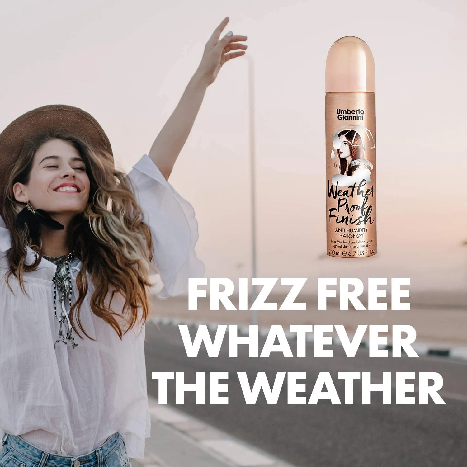 اسپری مو ضد رطوبت گیاهی و بدون تست حیوانی اومبرتو جیانینی (200 میلی لیتر)