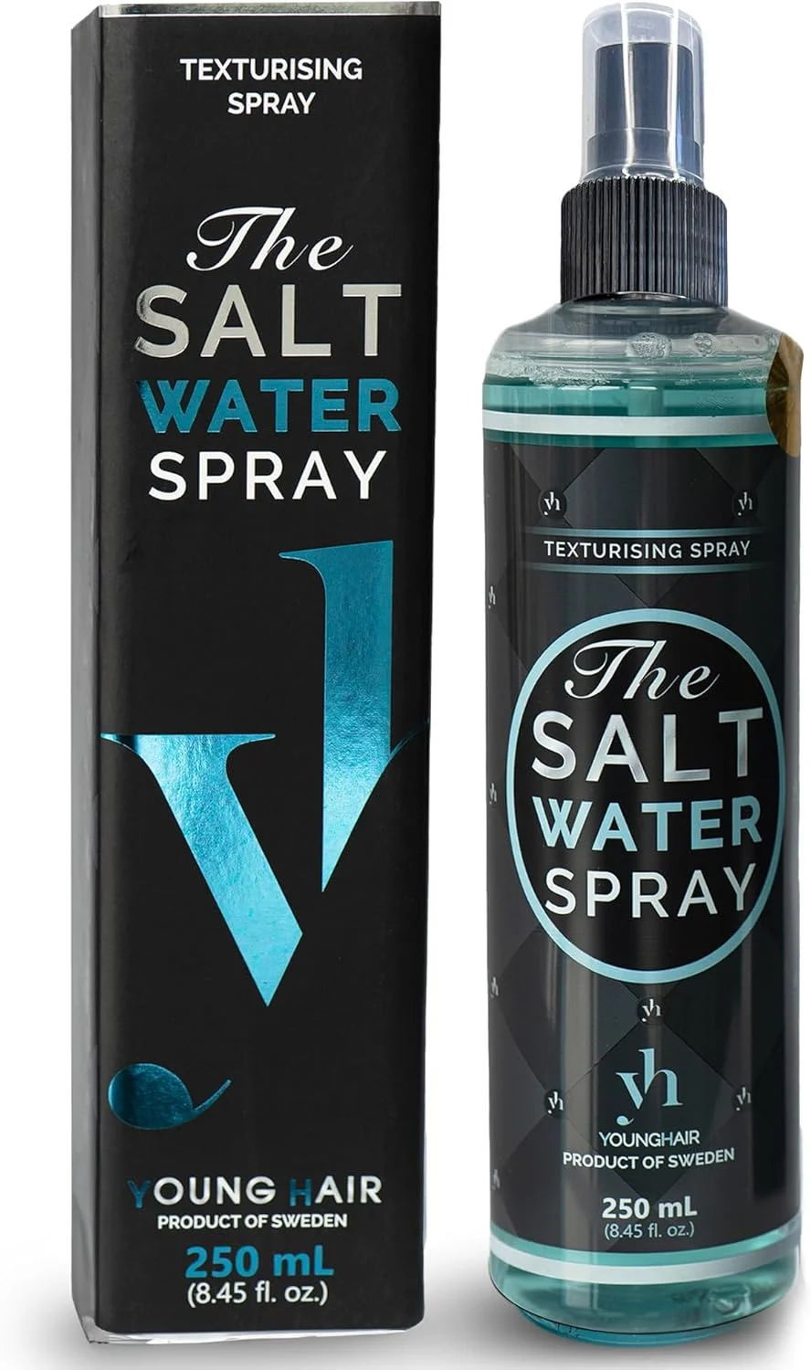 اسپری نمک دریایی یانگ هیر زنانه و مردانه - اسپری بافت دهنده برای ایجاد موج های ساحلی بی دردسر، حجم دهنده و دارای رایحه دلپذیر، 250 میلی لیتر