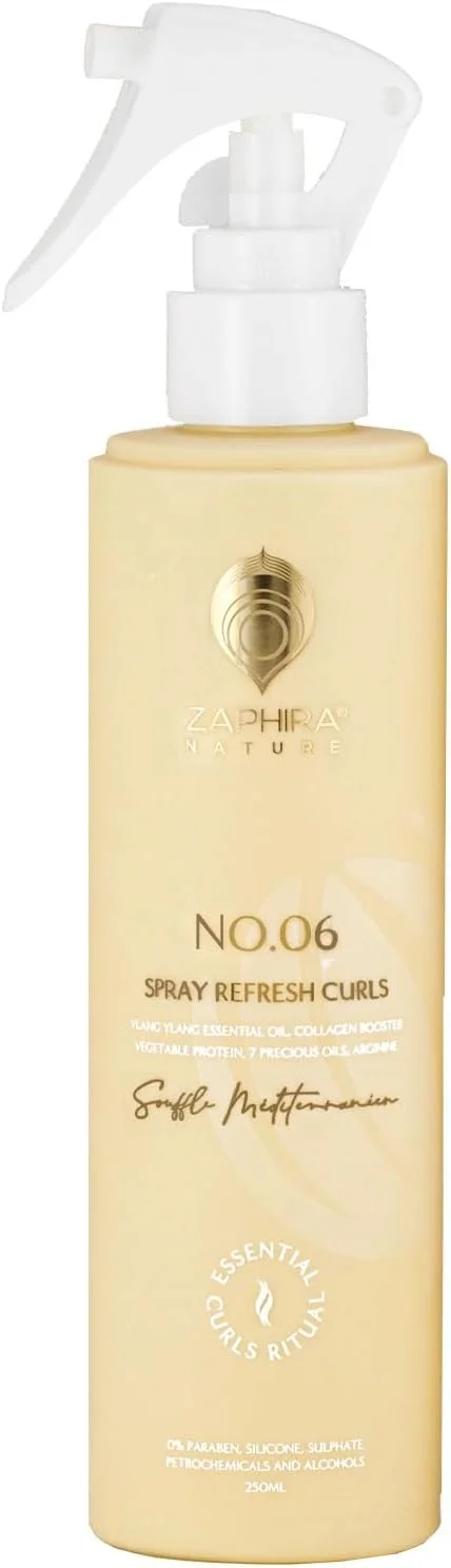 اسپری احیا کننده و نرم کننده مو فر زفیرا نیچر - اسپری احیا کننده و آبرسان موهای فر و موج دار - فرمول سبک، کنترل کننده وز و مغذی - وگان و با مواد اولیه سالم اسپری احیا کننده و نرم کننده مو فر زفیرا نیچر - اسپری احیا کننده و آبرسان موهای فر و موج دار - فرمول سبک، کنترل کننده وز و مغذی - وگان و با مواد اولیه سالم