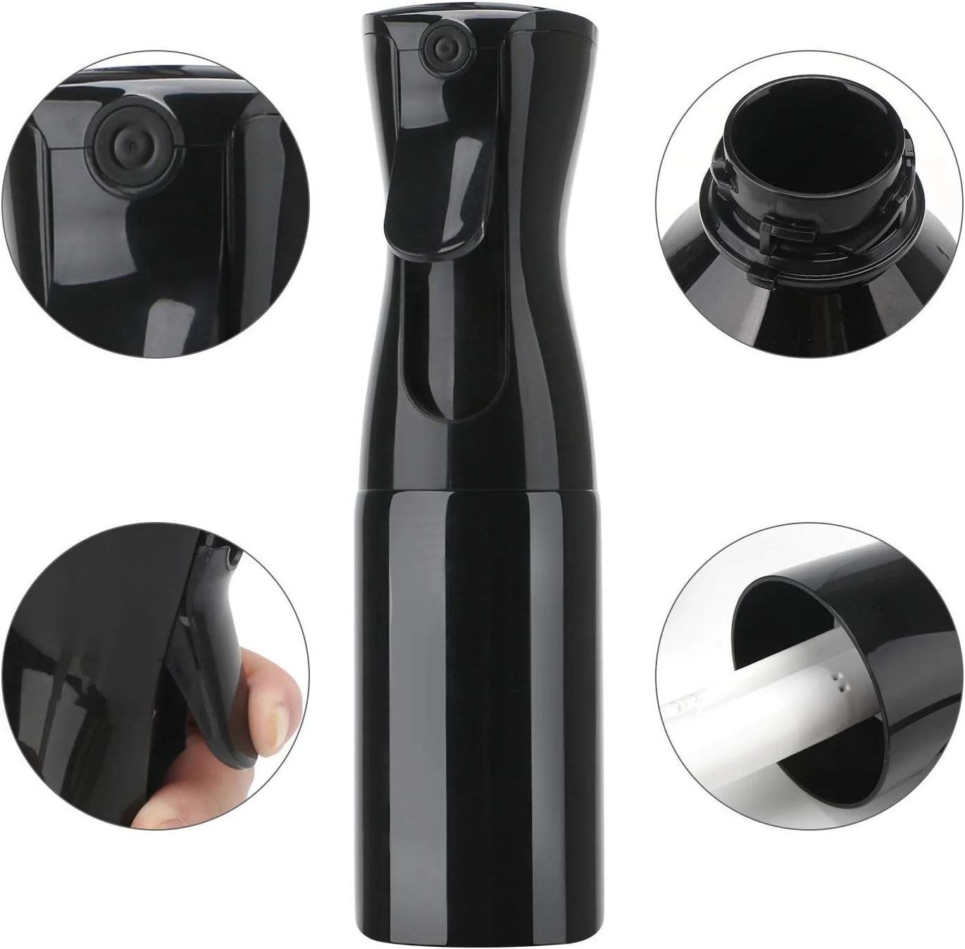 بطری اسپری آب پاش پلاستیکی خالی و پیوسته ZURATO با مه پاش ریز برای حالت دادن موهای فر در صبح، آرایش مو، گیاهان، حیوانات خانگی (بطری اسپری مه پاش)، چند رنگ بطری اسپری آب پاش پلاستیکی خالی و پیوسته ZURATO با مه پاش ریز برای حالت دادن موهای فر در صبح، آرایش مو، گیاهان، حیوانات خانگی (بطری اسپری مه پاش)، چند رنگ