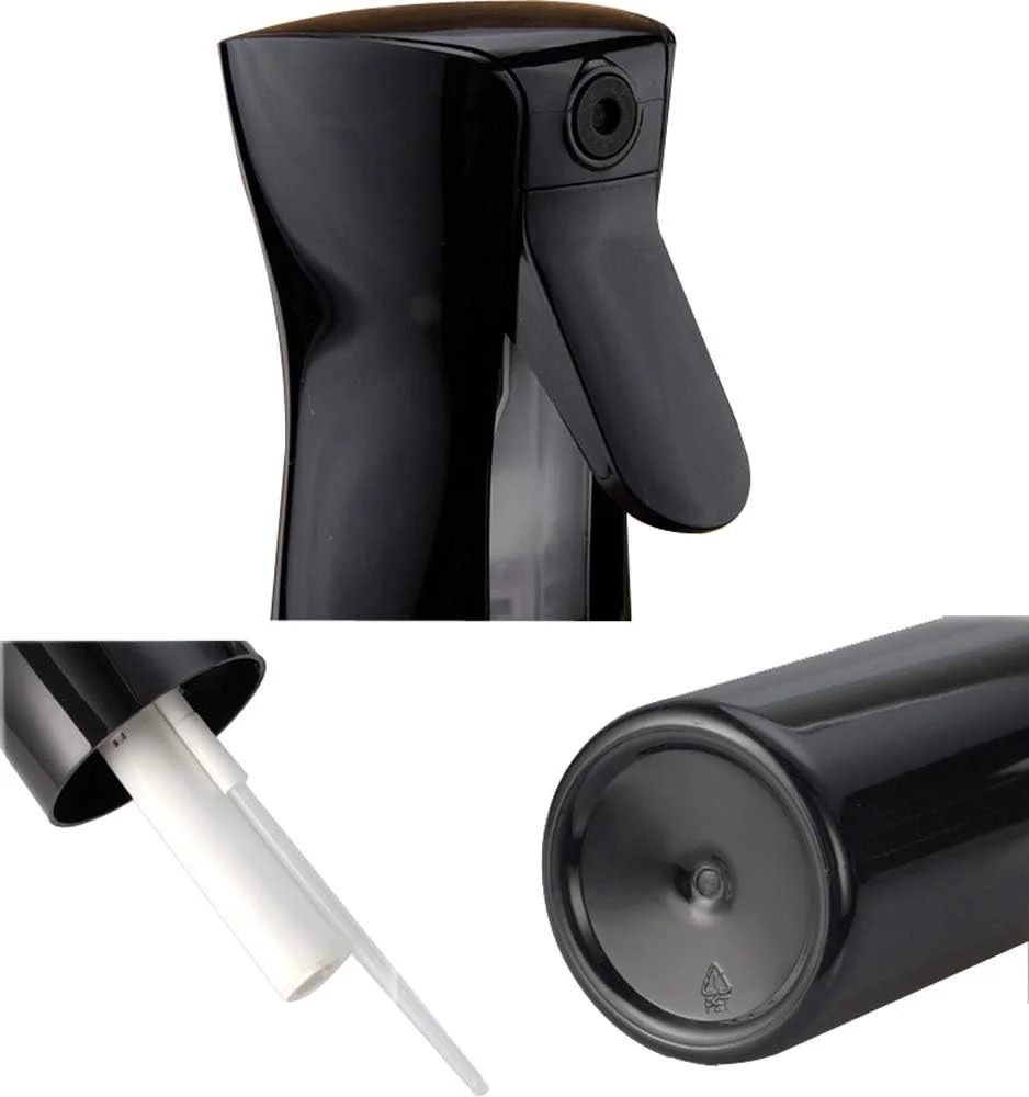 بطری آب اسپری مو مشکی ZeroStage، اسپری کننده مداوم تحت فشار 360 درجه با مه پاش ریز، بطری پلاستیکی خالی قابل شارژ مجدد برای مراقبت از پوست، حالت دادن به مو، گیاهان، نظافت، 300 میلی لیتر بطری آب اسپری مو مشکی ZeroStage، اسپری کننده مداوم تحت فشار 360 درجه با مه پاش ریز، بطری پلاستیکی خالی قابل شارژ مجدد برای مراقبت از پوست، حالت دادن به مو، گیاهان، نظافت، 300 میلی لیتر