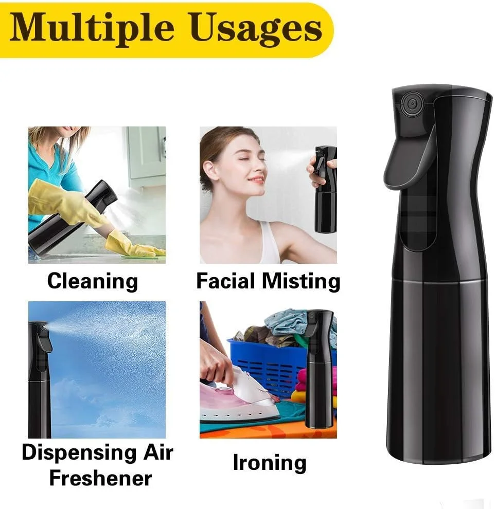 بطری اسپری آب پاش پلاستیکی خالی و پیوسته ZURATO با مه پاش ریز برای حالت دادن موهای فر در صبح، آرایش مو، گیاهان، حیوانات خانگی (بطری اسپری مه پاش)، چند رنگ بطری اسپری آب پاش پلاستیکی خالی و پیوسته ZURATO با مه پاش ریز برای حالت دادن موهای فر در صبح، آرایش مو، گیاهان، حیوانات خانگی (بطری اسپری مه پاش)، چند رنگ