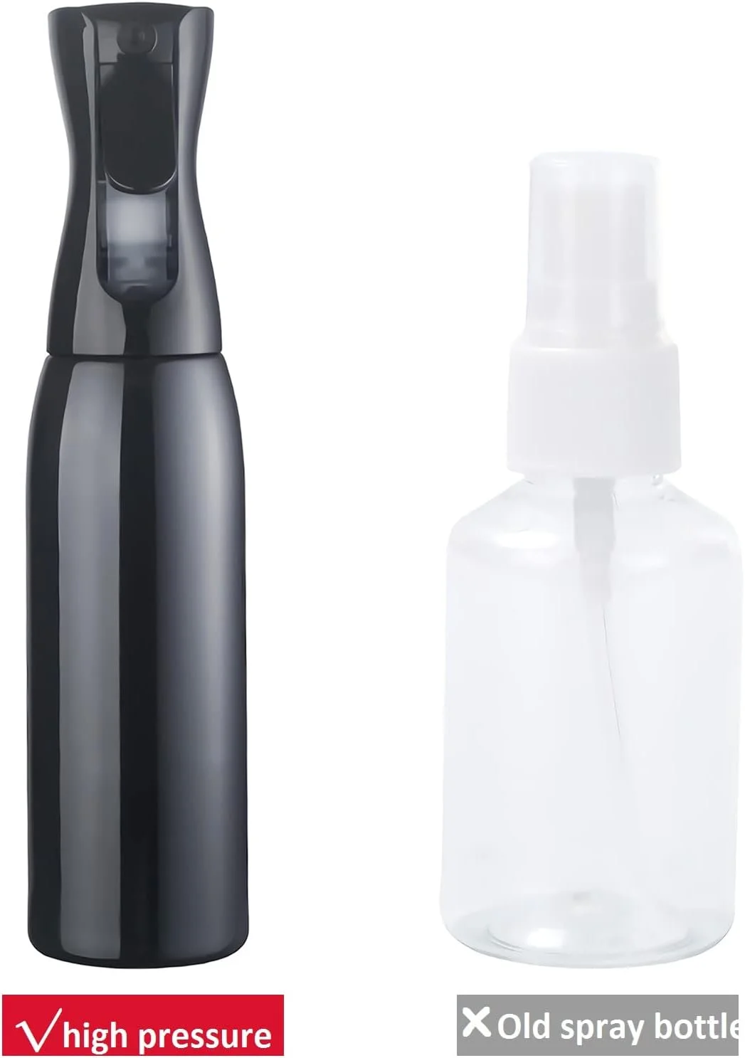 بطری اسپری مو ZHIYE، بطری خالی آبپاش پیوسته، اسپری ریز ذرات معلق برای حالت دادن موهای فر در صبح، حالت دادن مو، گیاهان، حیوانات خانگی، نظافت - 160 میلی لیتر (مشکی) بطری اسپری مو ZHIYE، بطری خالی آبپاش پیوسته، اسپری ریز ذرات معلق برای حالت دادن موهای فر در صبح، حالت دادن مو، گیاهان، حیوانات خانگی، نظافت - 160 میلی لیتر (مشکی)