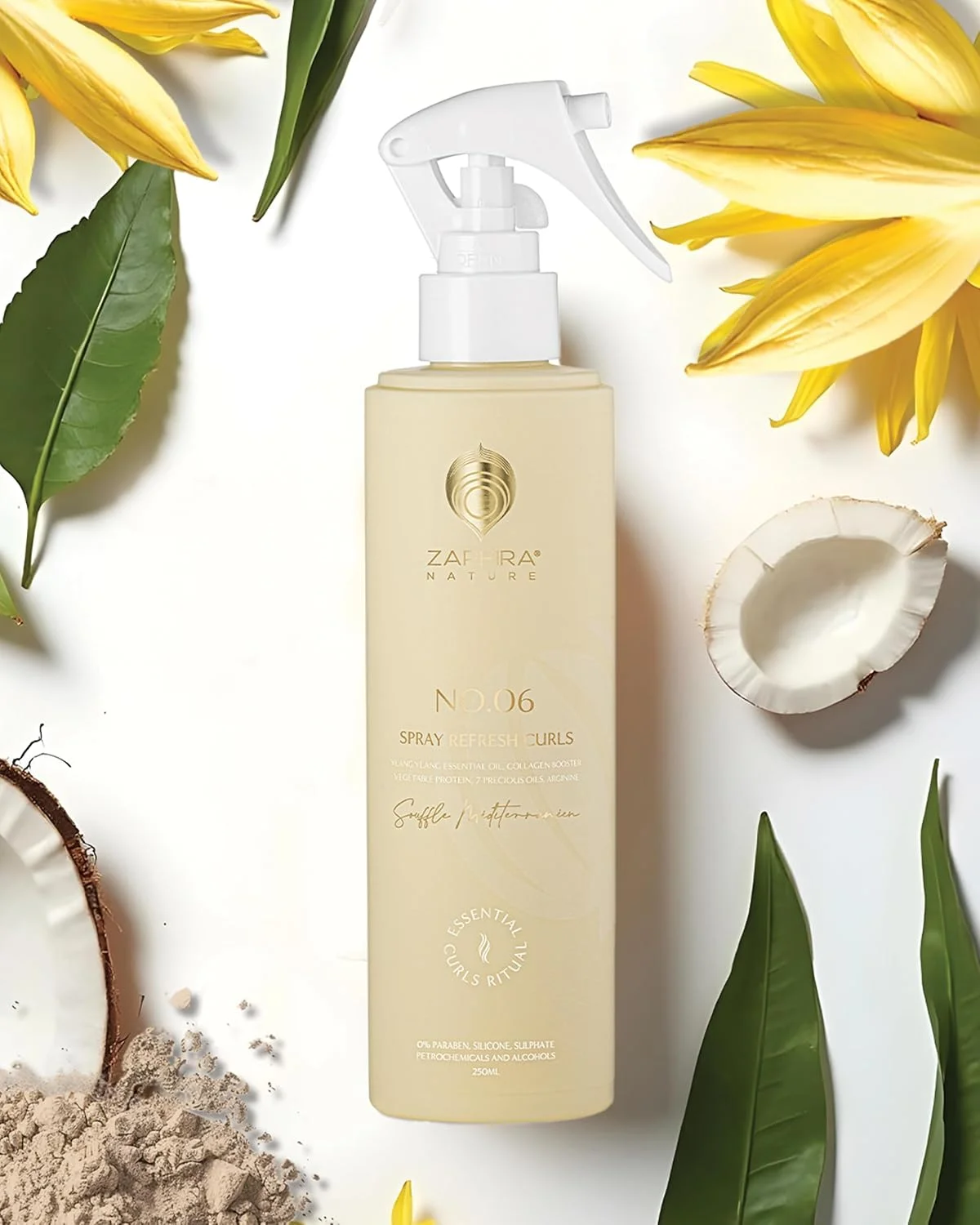اسپری احیا کننده و نرم کننده مو فر زفیرا نیچر - اسپری احیا کننده و آبرسان موهای فر و موج دار - فرمول سبک، کنترل کننده وز و مغذی - وگان و با مواد اولیه سالم اسپری احیا کننده و نرم کننده مو فر زفیرا نیچر - اسپری احیا کننده و آبرسان موهای فر و موج دار - فرمول سبک، کنترل کننده وز و مغذی - وگان و با مواد اولیه سالم