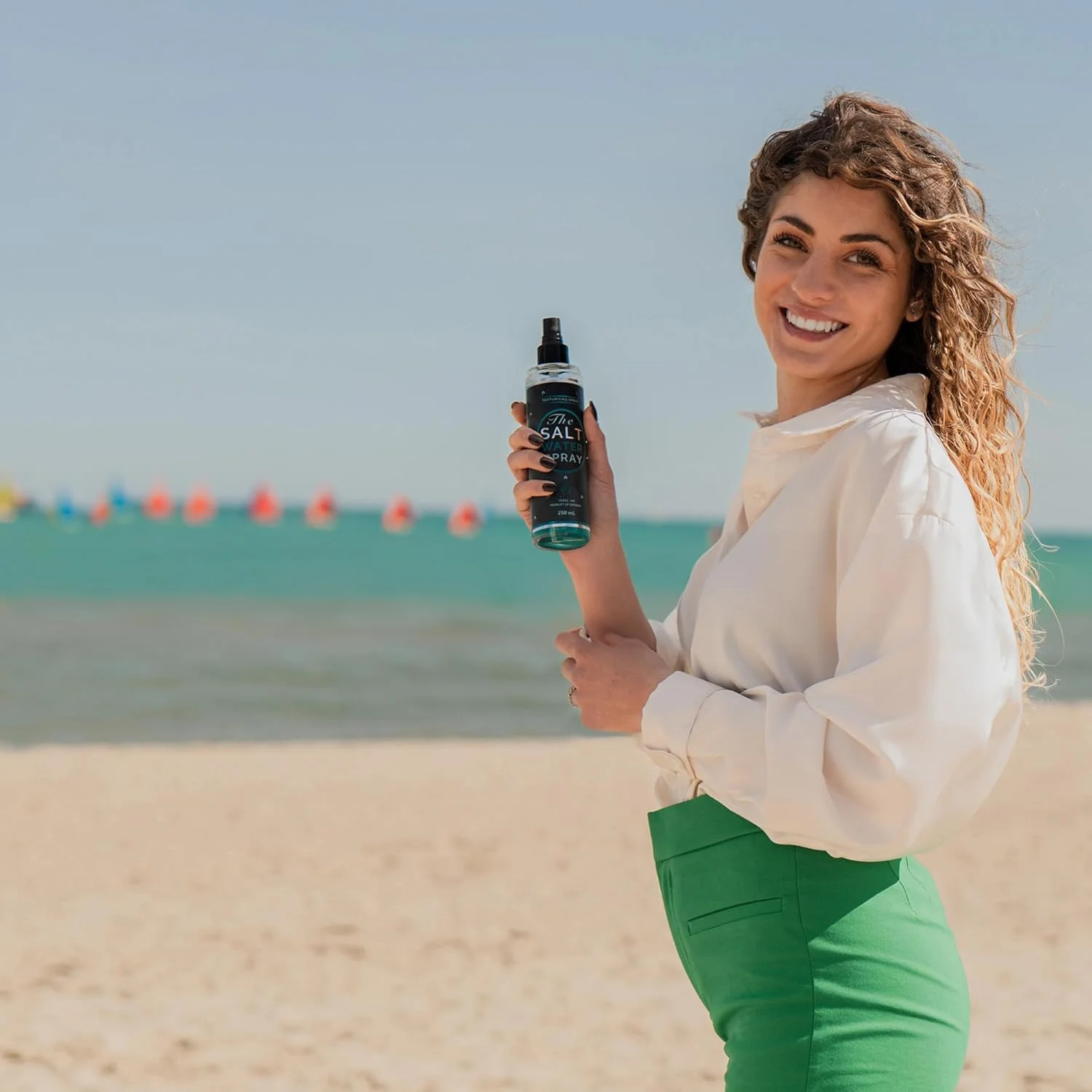 اسپری نمک دریایی یانگ هیر زنانه و مردانه - اسپری بافت دهنده برای ایجاد موج های ساحلی بی دردسر، حجم دهنده و دارای رایحه دلپذیر، 250 میلی لیتر