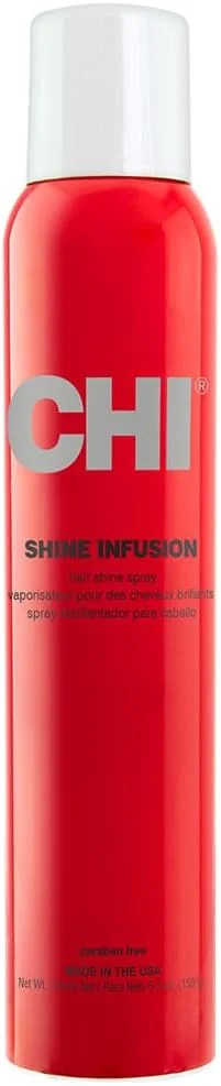 اسپری براق کننده و محافظ حرارتی مو CHI Shine Infusion، 157 میلی لیتر اسپری براق کننده و محافظ حرارتی مو CHI Shine Infusion، 157 میلی لیتر