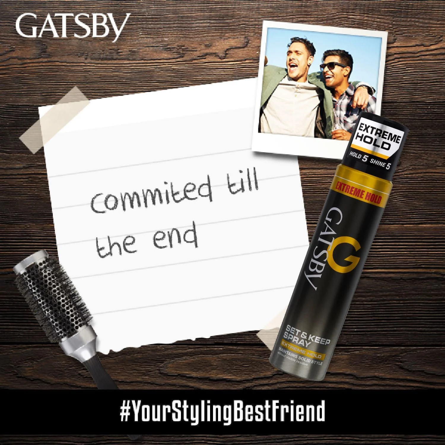 اسپری حالت دهنده و نگهدارنده مو گتسبی با قدرت نگهداری بسیار قوی | اسپری مو که به طور محکم مدل موی ایجاد شده را ثابت می کند | 250 میلی لیتر