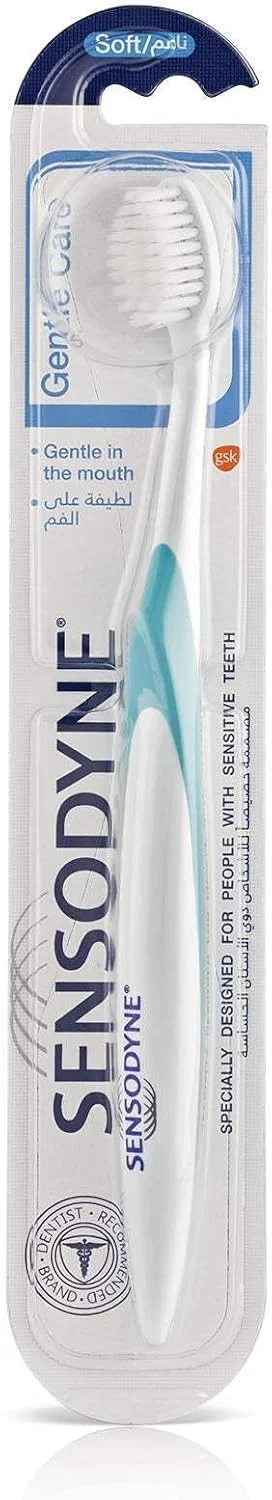 مسواک سنسوداین برای دندان های حساس، مسواک مراقبت ملایم با برس نرم، چند رنگ