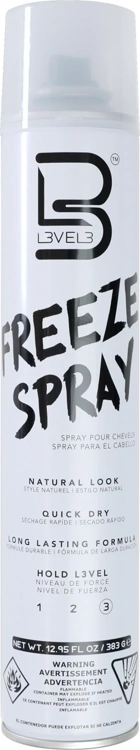 اسپری مو فریز L3 Level 3 - اسپری مو با ماندگاری طولانی و قدرت نگهدارندگی قوی - 400 میلی لیتر اسپری مو فریز L3 Level 3 - اسپری مو با ماندگاری طولانی و قدرت نگهدارندگی قوی - 400 میلی لیتر