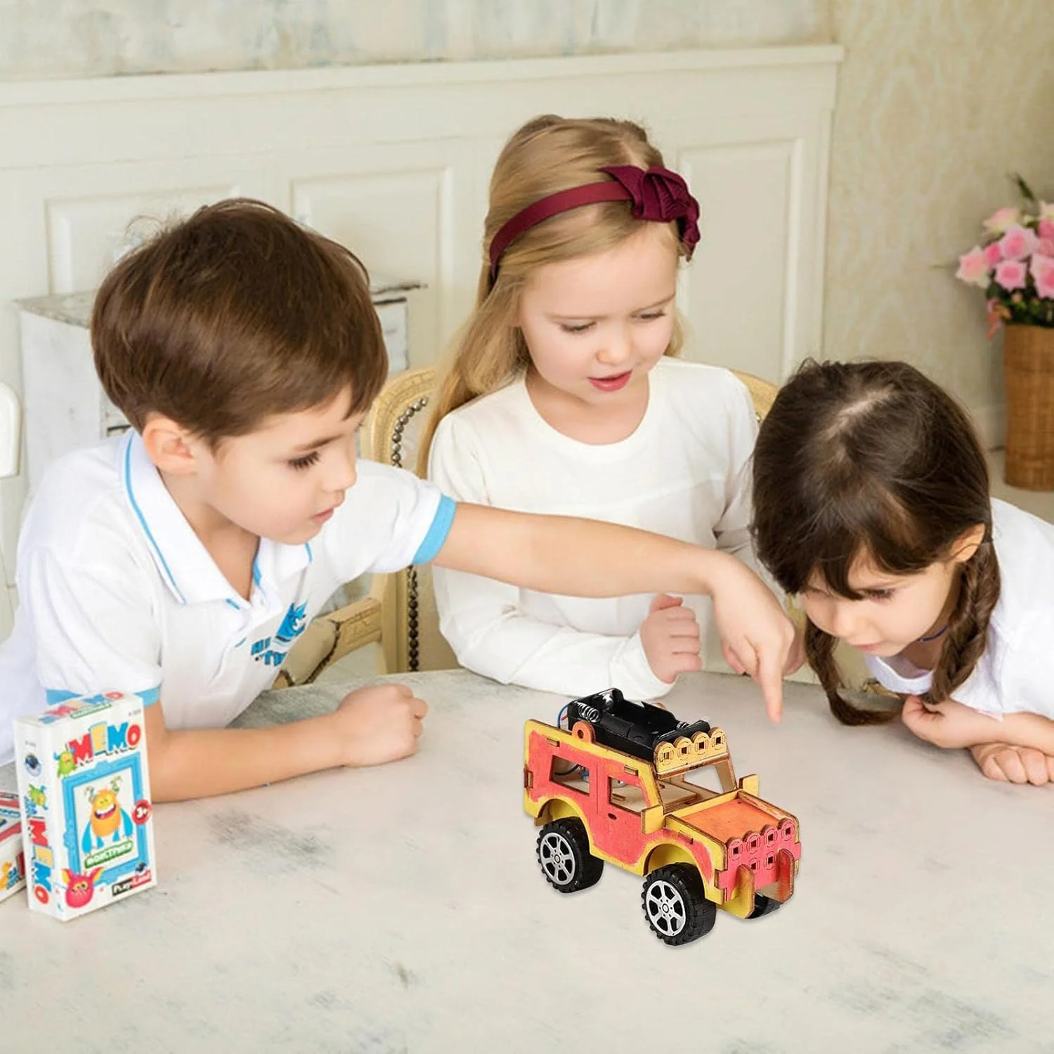 پروژه های استم، کیت های علمی و کاردستی پروژه های استم برای کودکان، اسباب بازی های کیت مدل ماشین آموزشی DIY مونتاژ پازل های چوبی سه بعدی آزمایش علمی پروژه های استم برای کودکان