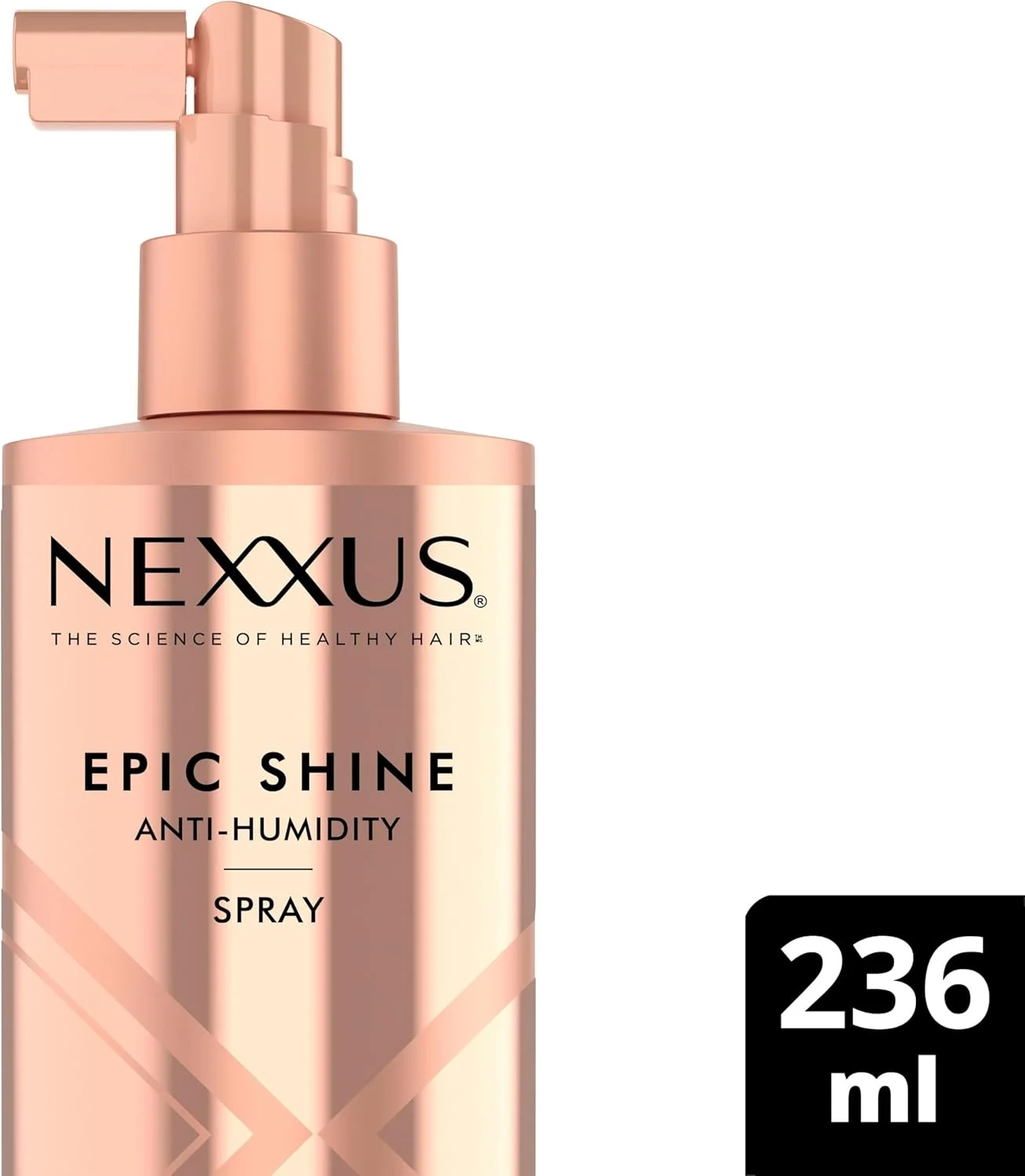 اسپری ضد رطوبت و محافظت حرارتی براق کننده مو نکسوس، برای درخشندگی ماندگار و سبک، با فناوری StyleProtect، حجم 236 میلی لیتر