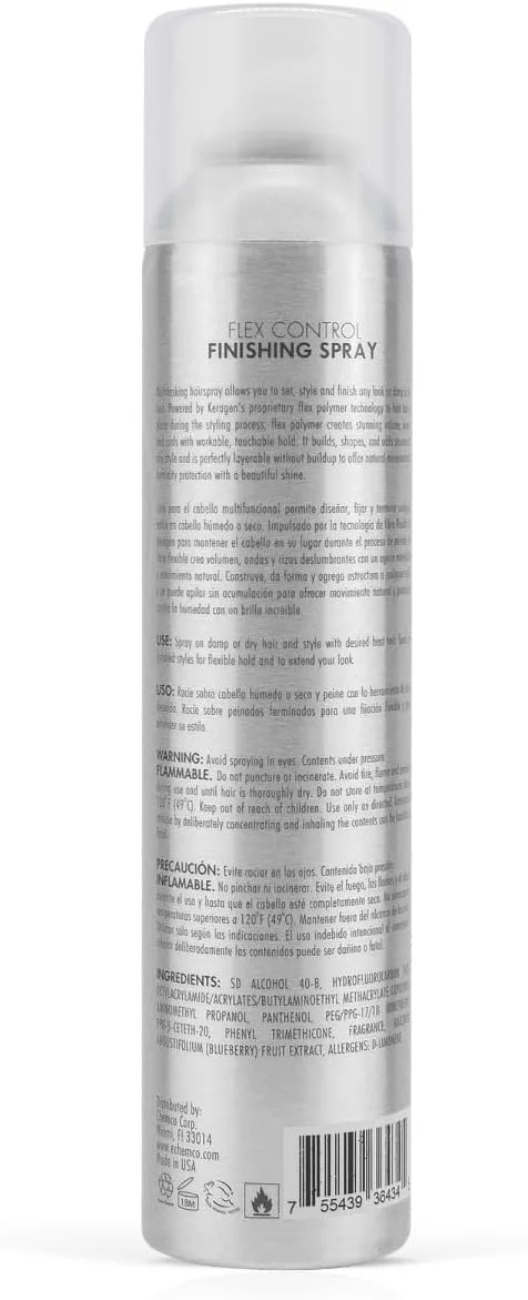 اسپری مو کراتین و کلاژن کرژن، کنترل انعطاف پذیر و صاف، 283 گرم