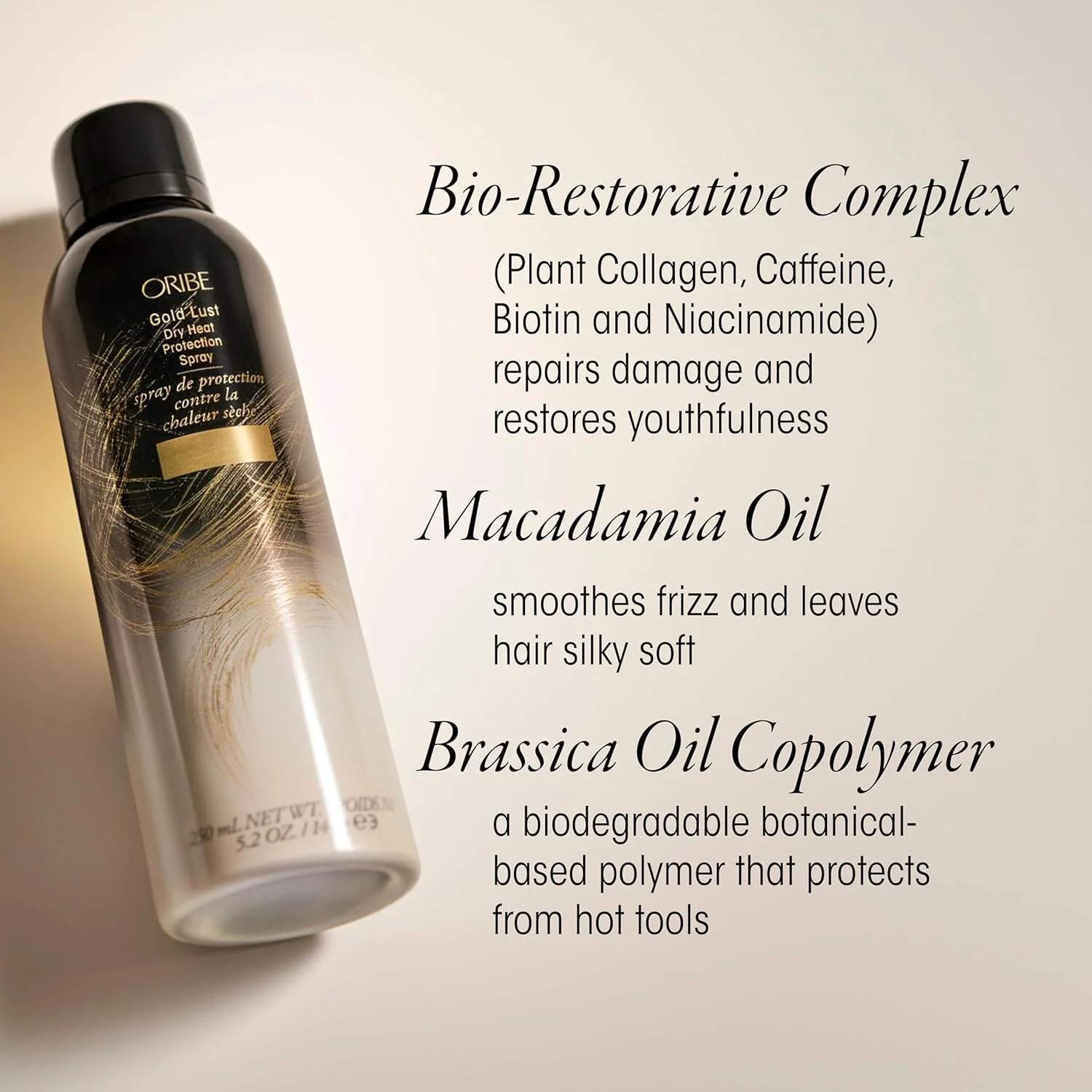 اسپری محافظ حرارتی مو اوریبه گلد لاست