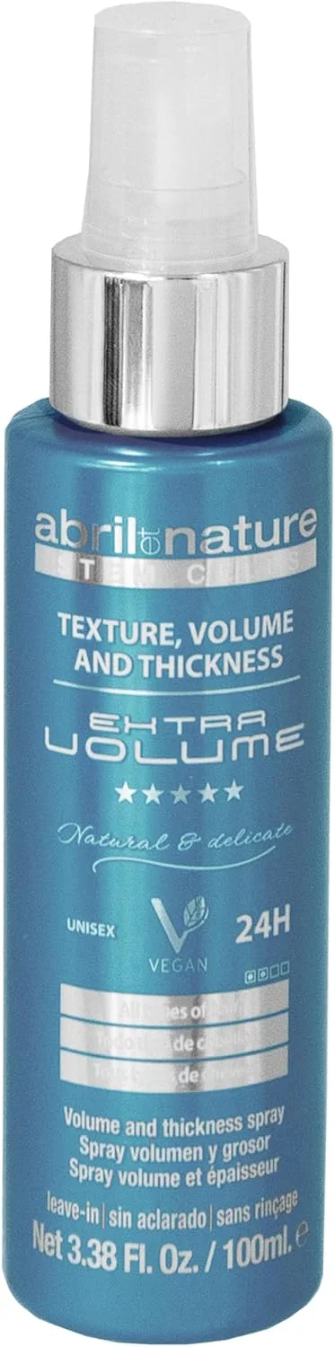 اسپری حجم دهنده مو آوریل ات نیچر - اسپری مو برای موهای نازک، فرمول سبک، محافظت حرارتی بدون نیاز به آبکشی با اسید هیالورونیک، اسپری بافت حرفه ای، 100 میلی لیتر