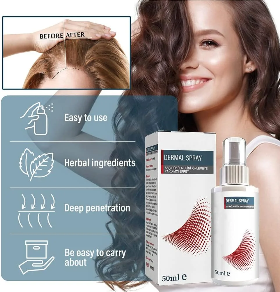 اسپری تقویت کننده مو AccretePRO، اسپری بافت دهنده برای حجم دهی مو، اسپری حجم دهنده موی کرکی 50 میلی لیتری، اسپری طبیعی مغذی پوست سر برای موهای نازک و ریزش مو، برای زنان و مردان (5 عددی)