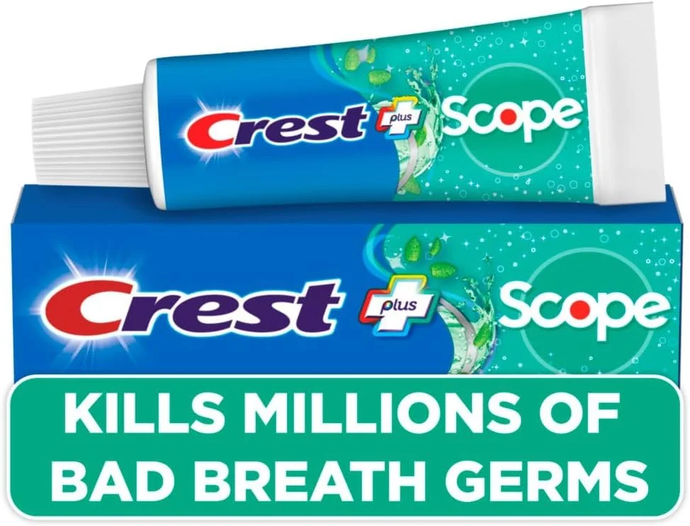 خمیر دندان کرست Complete Whitening Plus Scope، نعناع تازه، 24 گرم (بسته 36 عددی)