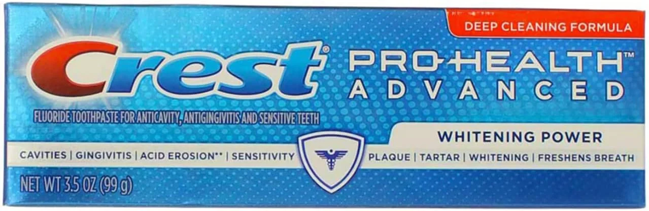 دهانشویه کرست پرو-هلث ادونسد با سفید کنندگی اضافی با طعم نعناع انرژی بخش 100 میلی لیتر