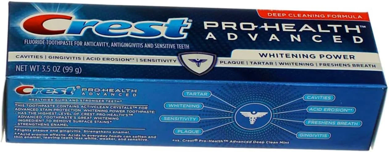 دهانشویه کرست پرو-هلث ادونسد با سفید کنندگی اضافی با طعم نعناع انرژی بخش 100 میلی لیتر