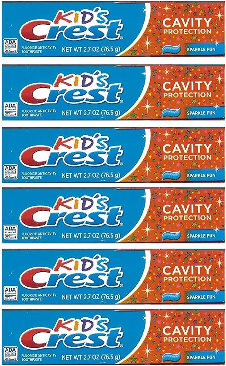 خمیر دندان کودک کرست - محافظت از پوسیدگی، 76 گرم، (بسته 6 عددی)