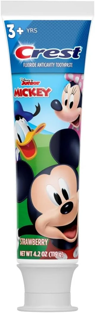 خمیر دندان کرست کودکانه با طرح میکی، 124 میلی لیتر (بسته 2 عددی)