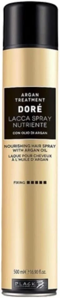اسپری موی مغذی حاوی روغن آرگان بلک پروفشنال لاین PL، 500 میلی لیتر، اسپری مو برای انواع مو، اسپری حالت دهنده مو برای استفاده روزانه، ساخت ایتالیا