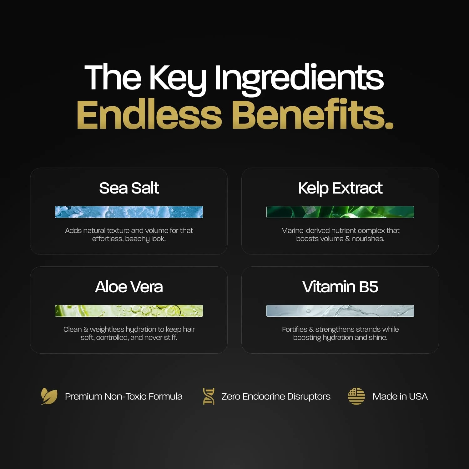 اسپری نمک دریایی Based Bodyworks، اسپری نمک دریایی با نمای طبیعی برای مو، حجم دهنده و بافت دهنده، غنی شده با جلبک دریایی و ویتامین B5، سبک و غیر چرب، فاقد پارابن، سولفات و فتالات، 177 میلی لیتر اسپری نمک دریایی Based Bodyworks، اسپری نمک دریایی با نمای طبیعی برای مو، حجم دهنده و بافت دهنده، غنی شده با جلبک دریایی و ویتامین B5، سبک و غیر چرب، فاقد پارابن، سولفات و فتالات، 177 میلی لیتر