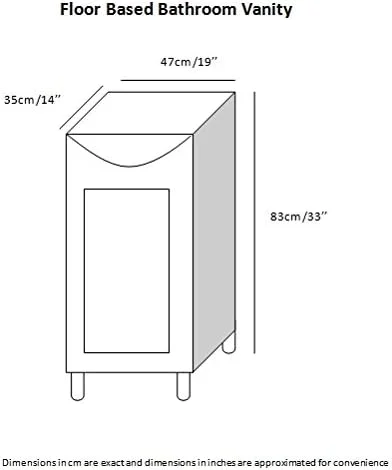 کابینت روشویی پایه دار پلای وود ضد آب Dazzle Kitchen (سفید)