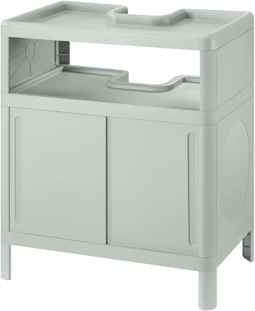 کابینت زیر روشویی ایکیا مدل Ivoesjoen با درب کشویی سبز 20597292 کابینت زیر روشویی ایکیا مدل Ivoesjoen با درب کشویی سبز 20597292