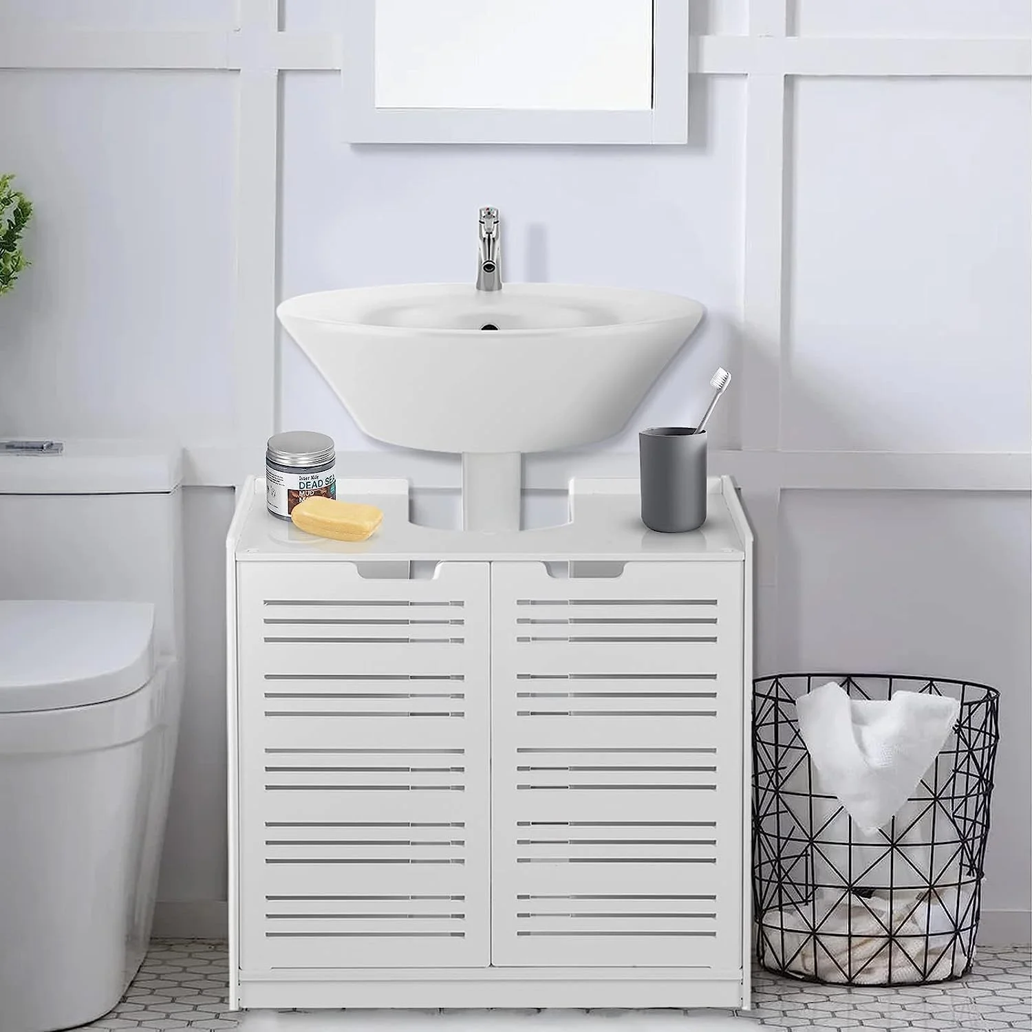 کابینت زیر سینک روشویی، کابینت ایستاده برای نگهداری لوازم حمام