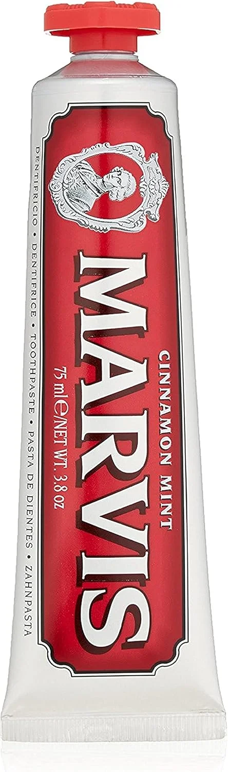 خمیر دندان مارویس با طعم دارچین و نعناع، بسته 2 عددی 75 میلی لیتری