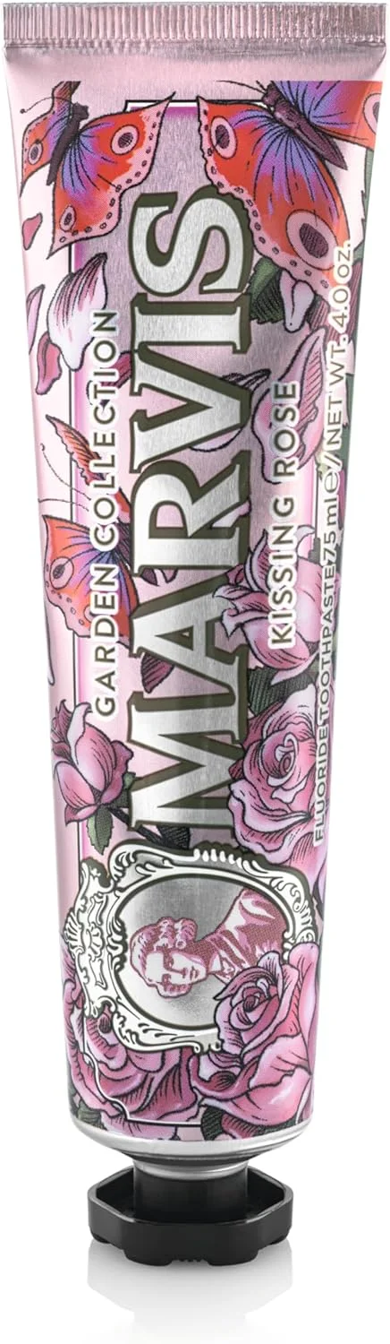 خمیر دندان ادیشن محدود مارویس Kissing Rose، ۷۵ میلی لیتر، خمیر دندان با طعم فوق العاده برای طراوت ماندگار
