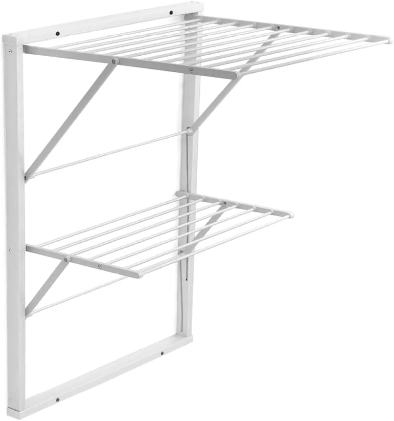 آویز لباس دیواری Arredamenti Italia، چوب، سفید، APERTO:P63 H80 CHI.: P3 x L69 x H95 cm