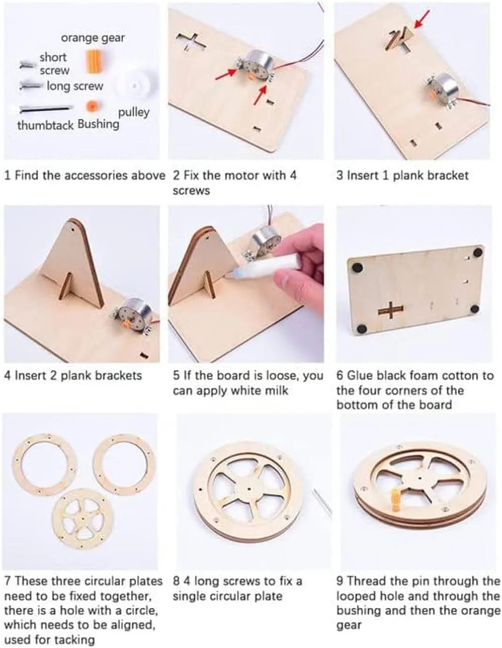 ژنراتور دستی چوبی SYOSI، کیت علمی اسباب بازی ژنراتور دستی، پازل آزمایش فیزیک لامپ، آزمایش های علمی برای کودکان 6-14 سال، رنگ لامپ تصادفی ژنراتور دستی چوبی SYOSI، کیت علمی اسباب بازی ژنراتور دستی، پازل آزمایش فیزیک لامپ، آزمایش های علمی برای کودکان 6-14 سال، رنگ لامپ تصادفی